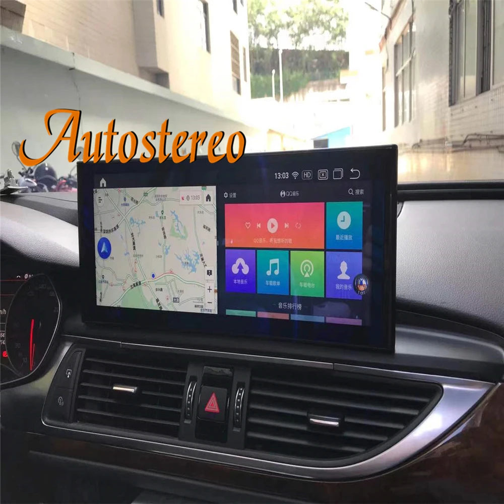 12.3 Inch Carplay For Audi A6 2012-2018 A7 Android 13 Radio Car GPS Navigation Radio Tape