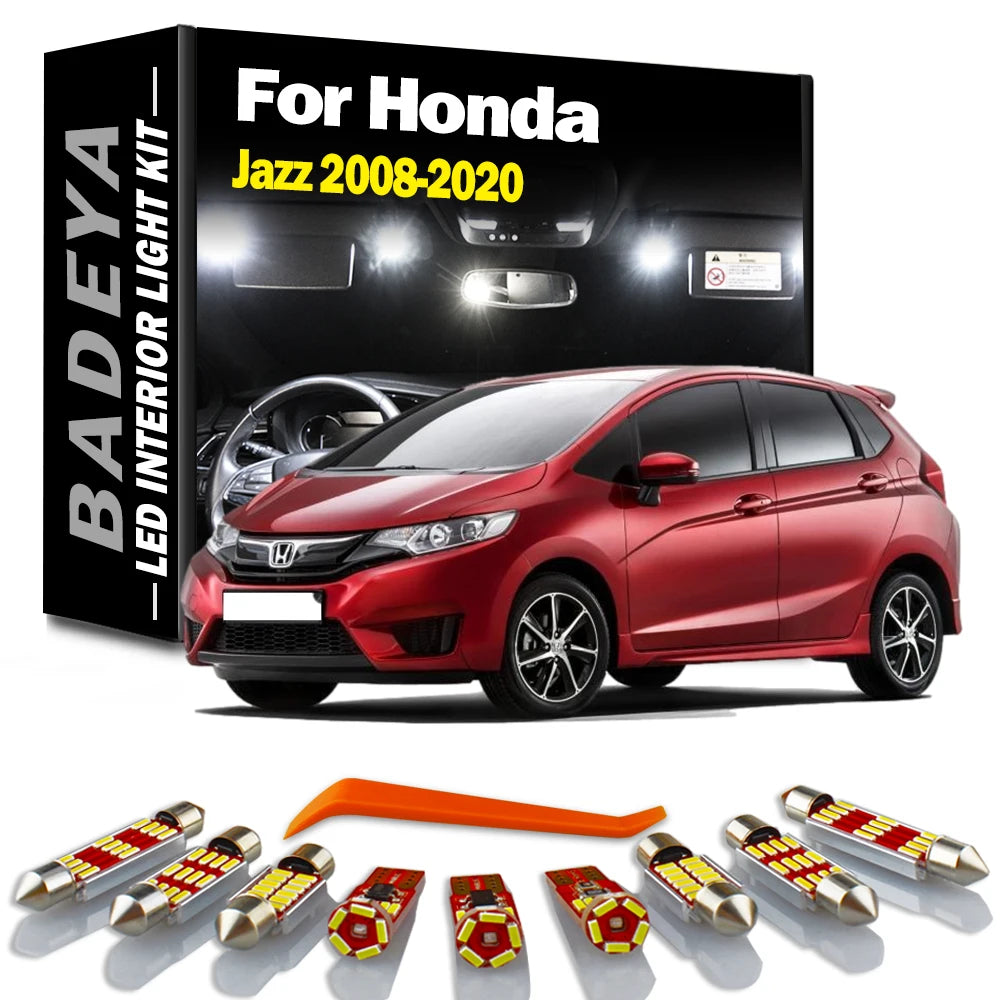 9-Piece LED Interior Light Kit for Honda 2012-2018 - Canbus Error-Free Interior Bulbs