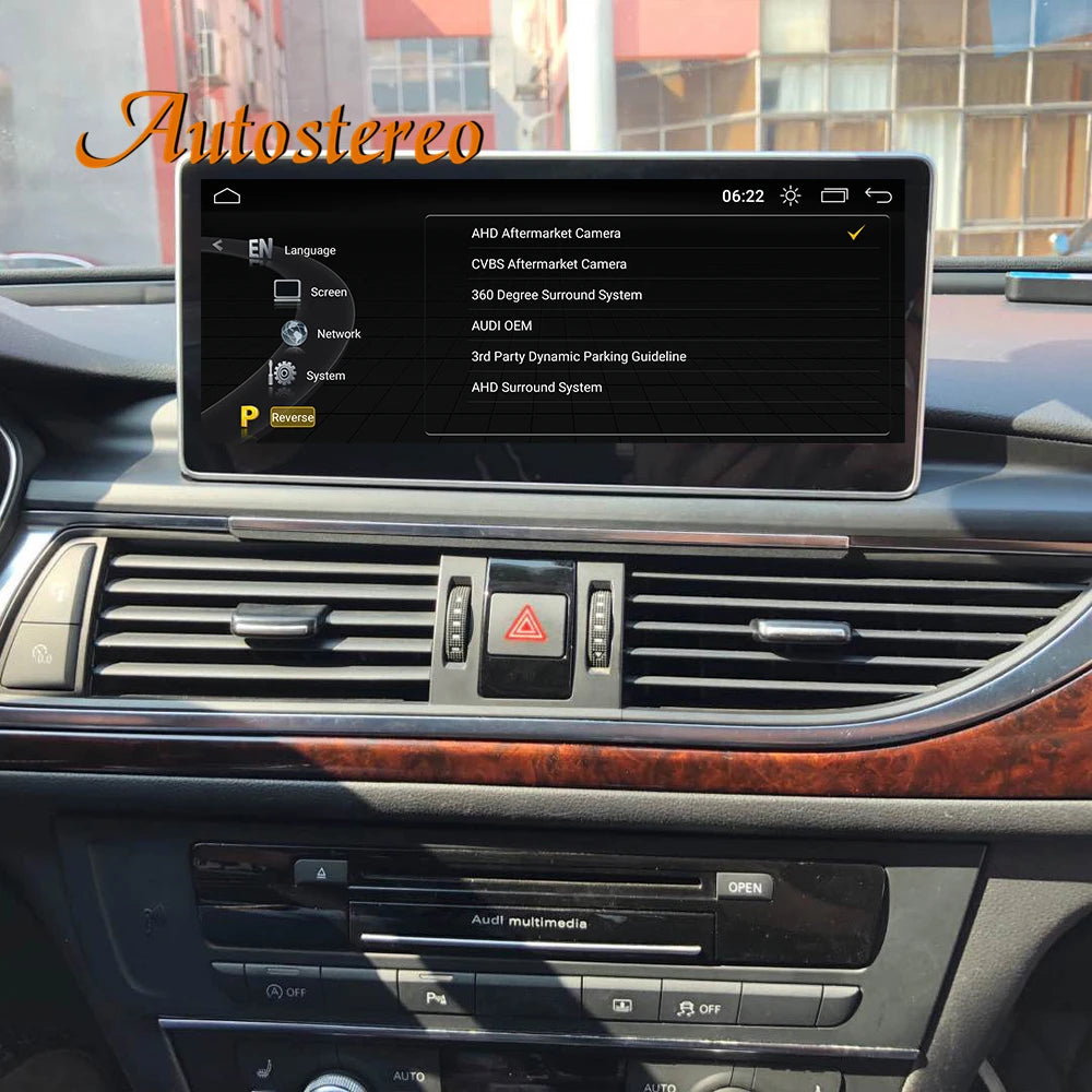 Carplay 10.25 Android 13 For Audi A6 2012-2018 Car Radio GPS Navigation Radio Tape Multime