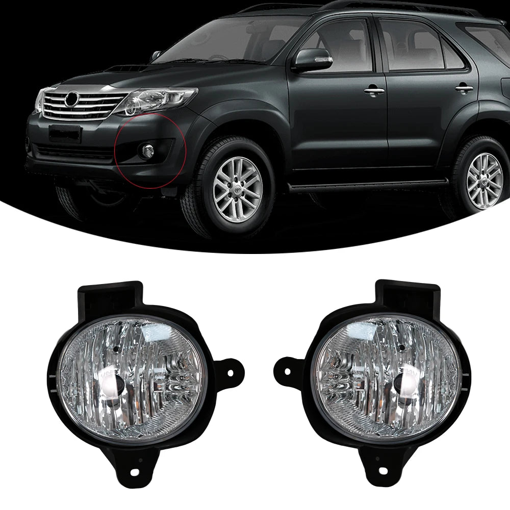 For Toyota Hilux Vigo Champ 2011 2012 2013 2014 M&C Car Fog Light Assembly Kit Front Bumpe | AUTOKITSHOP