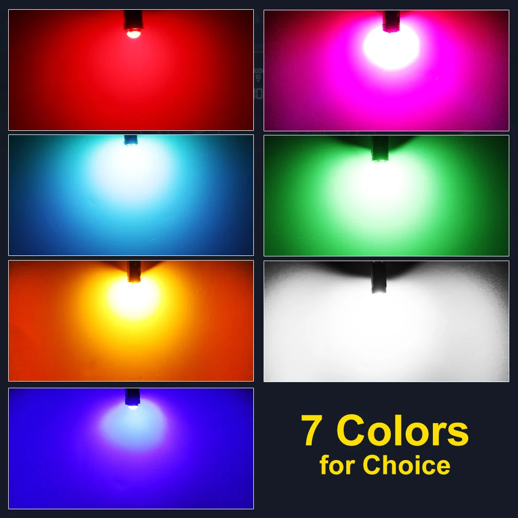 10-Piece LED Interior Light Kit for W3W W1 T5 - Canbus Error-Free Interior Bulbs