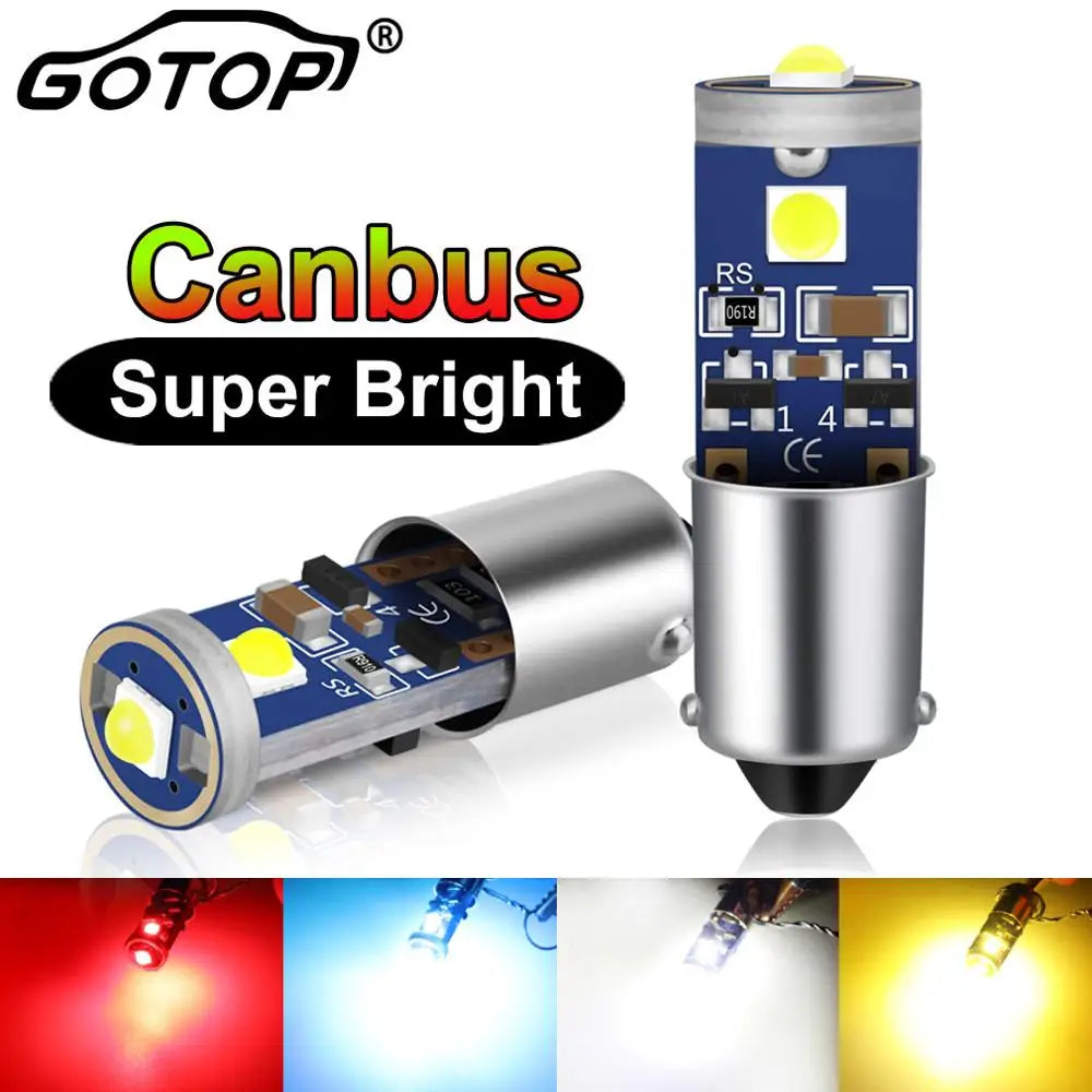 2-Piece LED Interior Light Kit for H5W T4W H6W - Canbus Error-Free Interior Bulbs