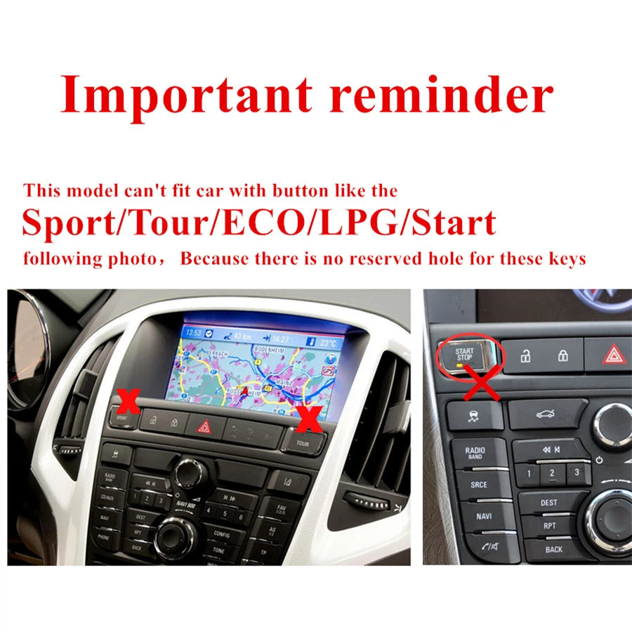 LED Interior Light Kit for Opel 2010-2014 - Canbus Error-Free Interior Bulbs