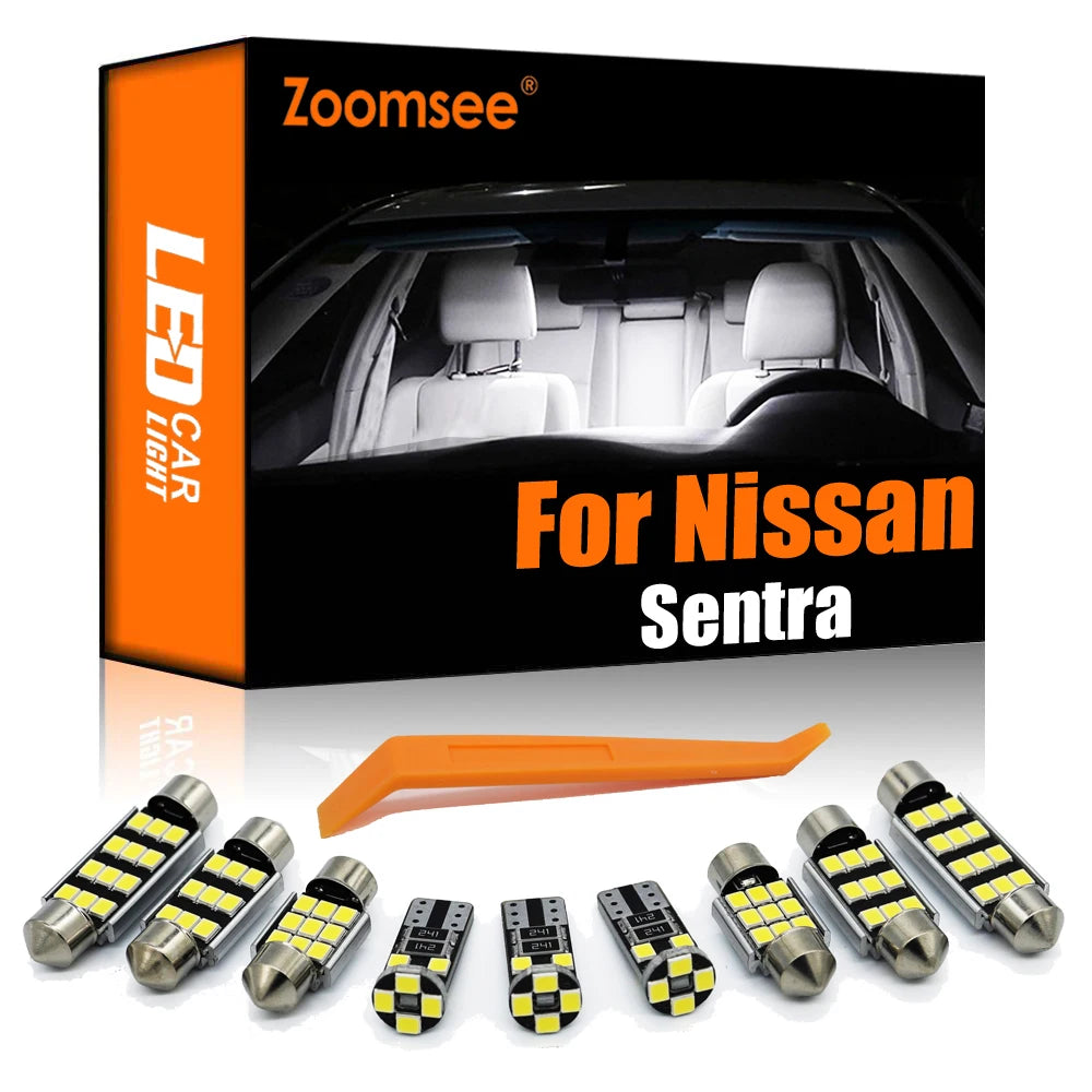 LED Interior Light Kit for Nissan Sentra B13 B14 B15 B16 B17 B18 1990-2017 - Canbus Dome Map Door Trunk Bulbs | AUTOK...