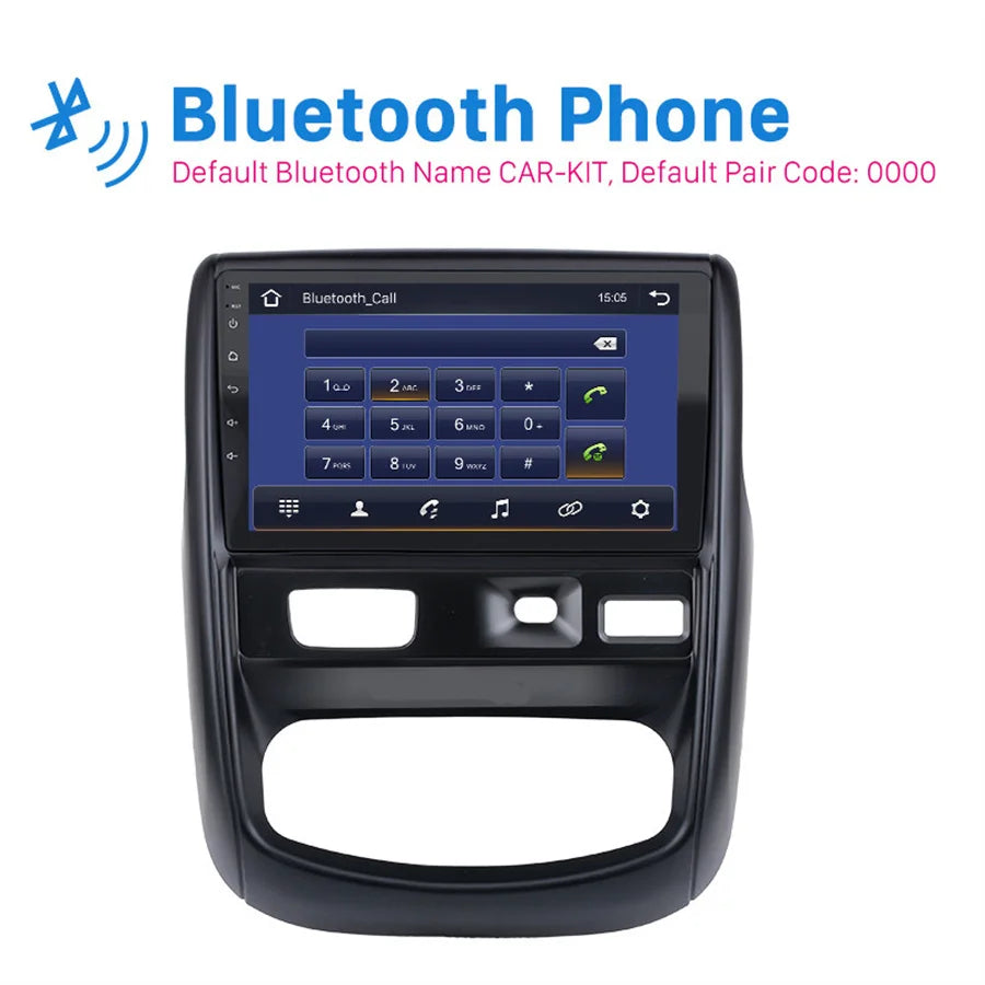 9" Android 10.0 Quad-Core Car GPS Navigation WiFi FM For Renault Duster 2012-2020