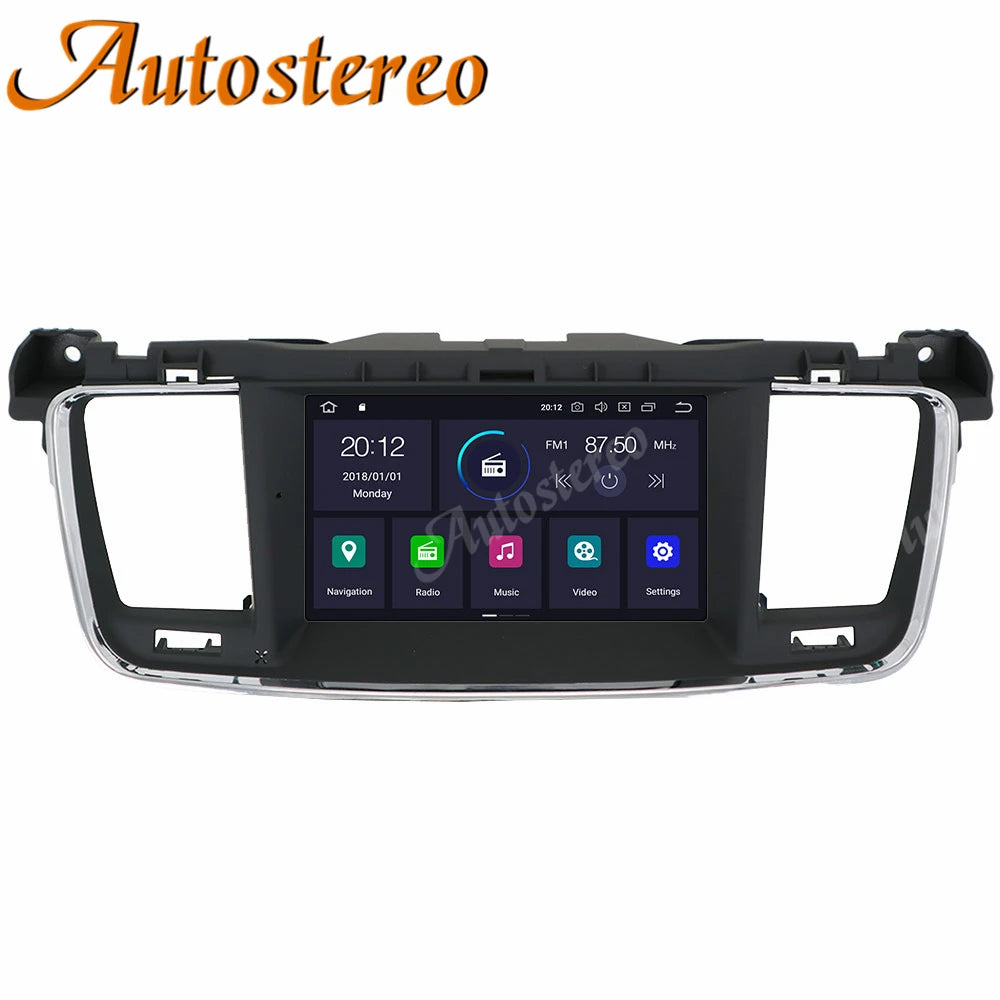 Android 14.0 Car DVD Player GPS Navigation Radio Stereo For PEUGEOT 508 2011 2012 2013-201
