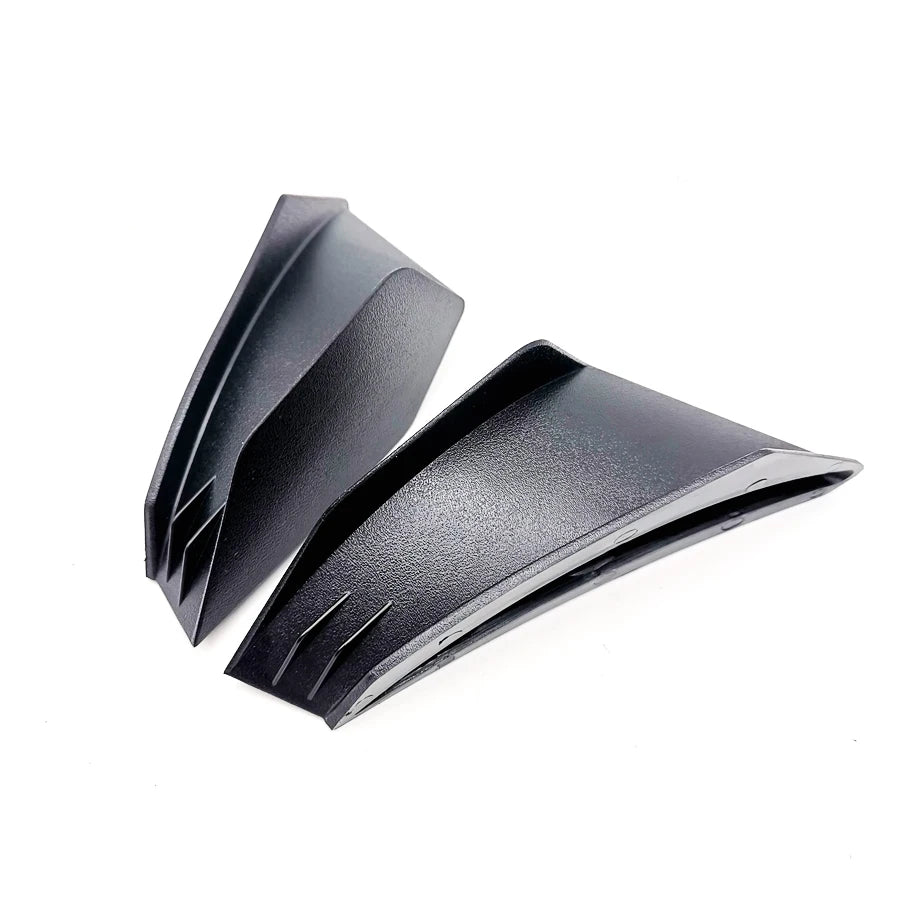 2x Universal Black Winglet Aerodynamic Wing Spoiler Kit For Kawaski Yamaha Ninja