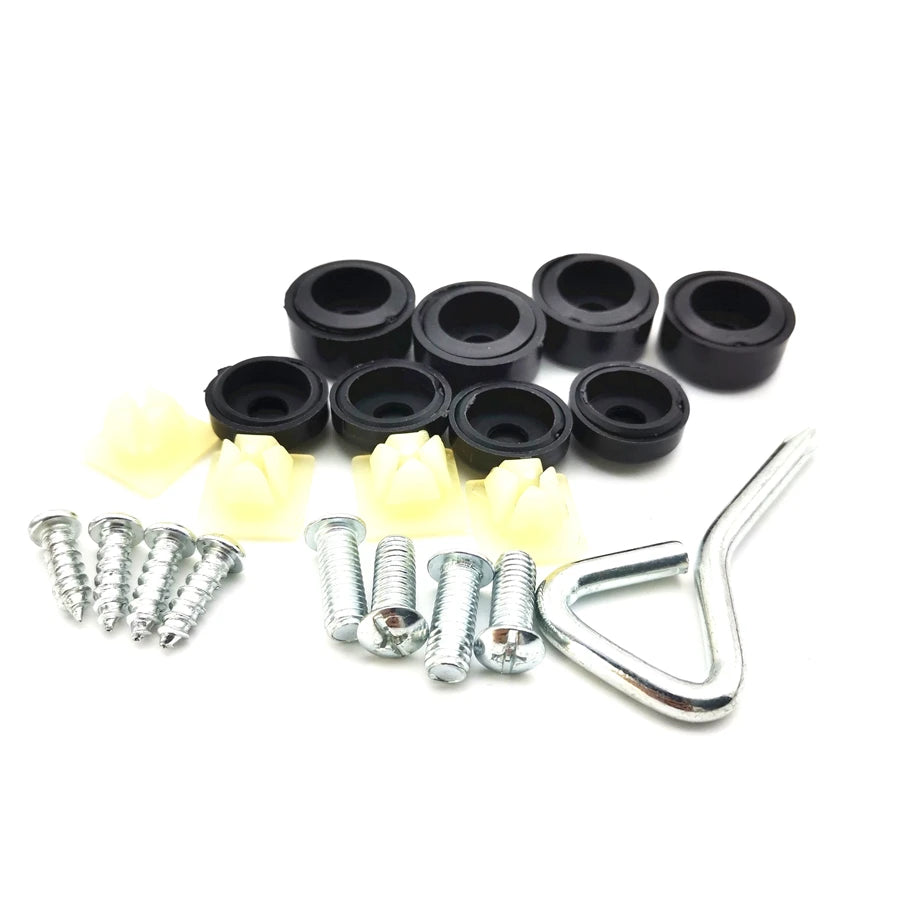 Car Plate Zinc Alloy Anti-theft License Plate Bolt Frame Screw Accessories