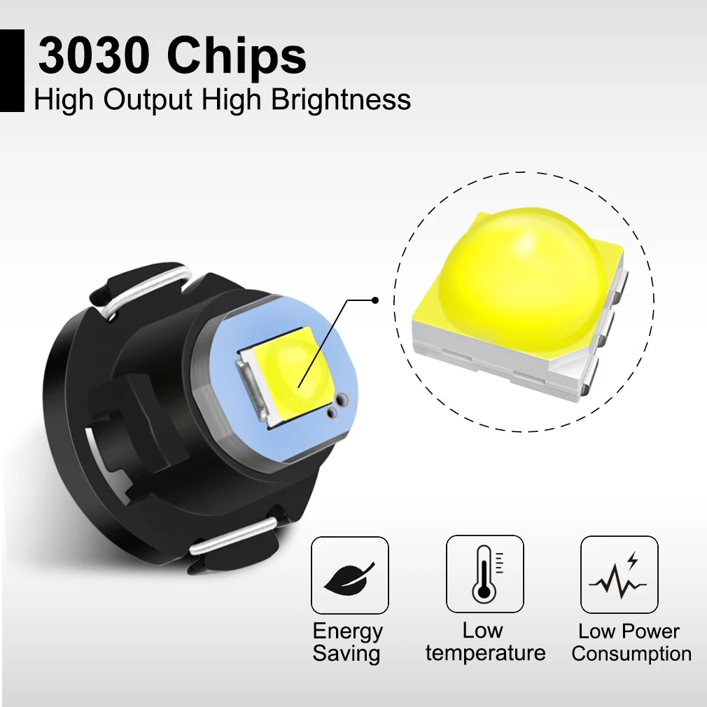10-Piece LED Interior Light Kit for T3 T4 - Canbus Error-Free Interior Bulbs