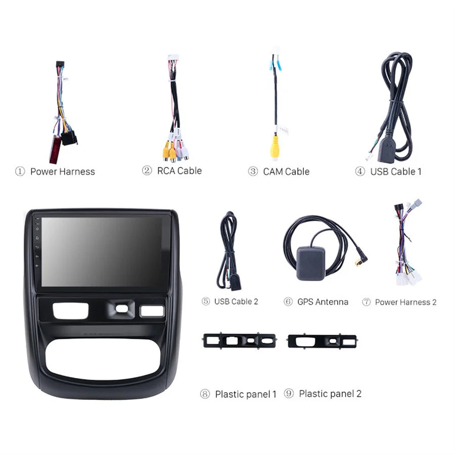 9" Android 10.0 Quad-Core Car GPS Navigation WiFi FM For Renault Duster 2012-2020