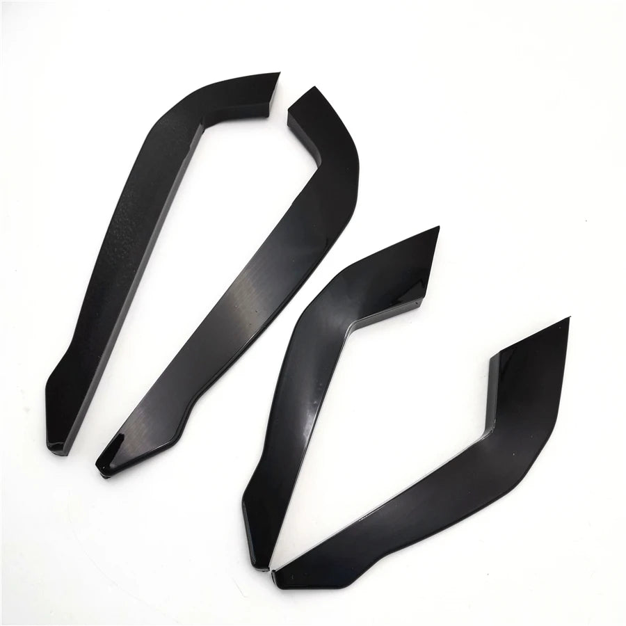 Car Bumper Lip Fin Splitter Spoiler Canard For Ford focus St/st-line MK4 18-21