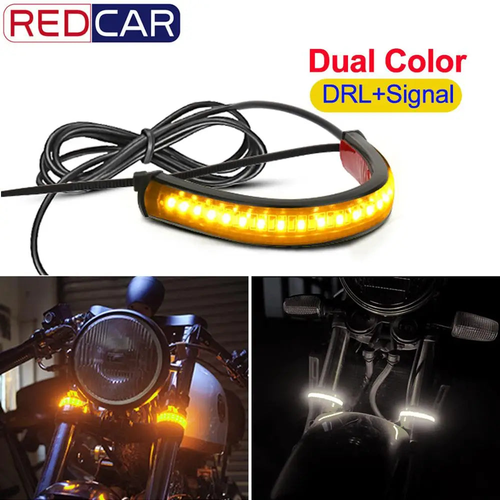 Universal Motorcycle Turn Signal Light DRL Light 36SMD 3014 Chips Flowing Flashing Blinker