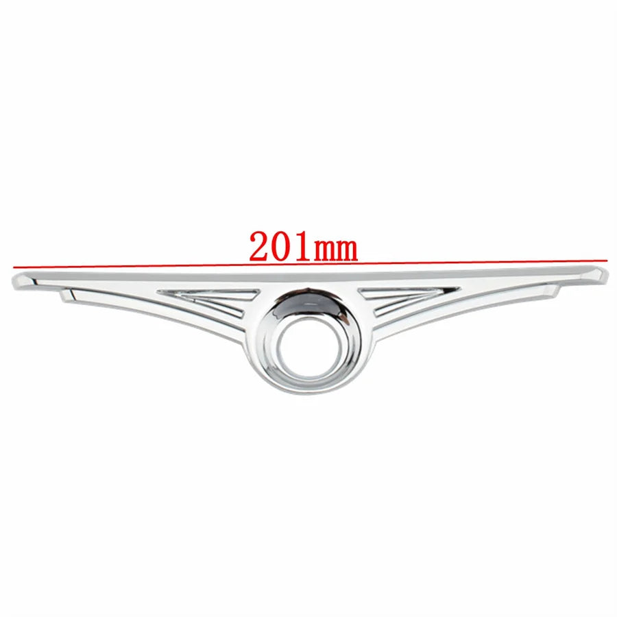 Chrome Rear Trunk Tail Lock Decorative Cover For Honda Goldwing GL1800 2001-2017