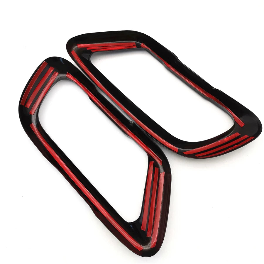 Pair Exhaust Pipe Cover Stickers For BMW X5 G05 X7 G07 2019-21 M Sports Version