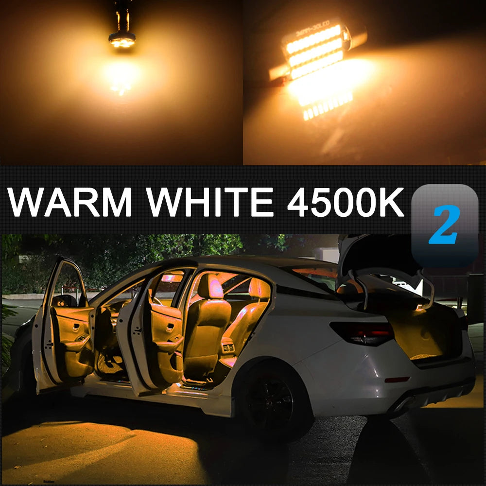 LED Interior Light Kit for BMW X1 E84 F48 X2 F39 X3 E83 F25 X4 F26 X5 E53 E70 F15 F85 X6 E71 E72 Car Accessories - Ca...