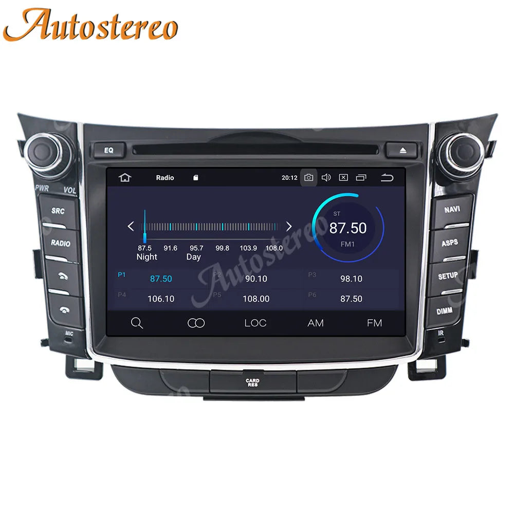 Carplay Android 14 Car GPS Navigation For Hyundai I30 Elantra GT 2012-2016 Multimedia Play