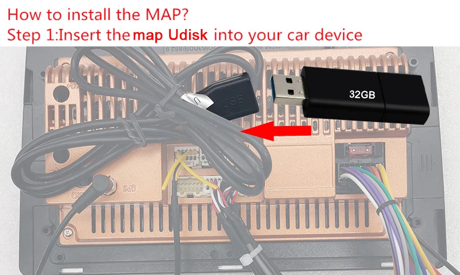 32GB U Disk Euro Map Only for Android System Car Gps Navigation The Latest 2021