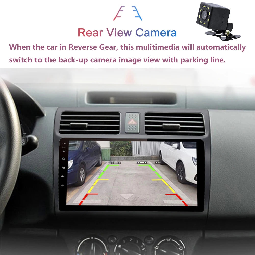 For Suzuki Swift 2005 2006 2007 2008 2009 2010 Car Android Radio Multimedia Player 2DIN Na