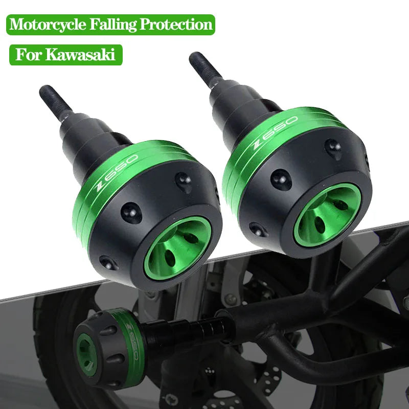 LOGO Z650 Motorcycle Falling Protection Frame Slider Fairing Guard Anti Crash Pa for Z650 2017-2019 - Automotive LED Lig