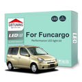 9-Piece LED Interior Light Kit for Toyota Funcargo - Canbus Error-Free Bulbs | AUTOKITSHOP