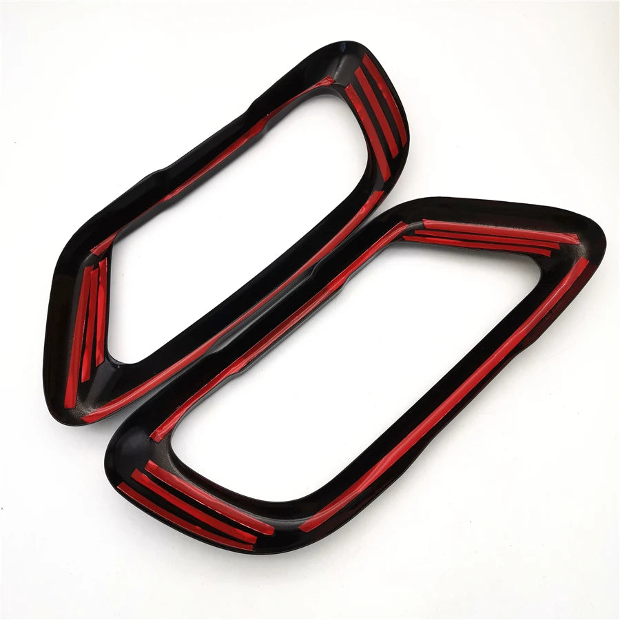 Pair Exhaust Pipe Cover Stickers For BMW X5 G05 X7 G07 2019-21 M Sports Version