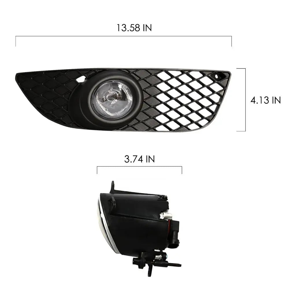 Fog Lights For Mitsubishi Lancer 2008 2009 2010 2011 2012 2013 Fog Lamp Harness Switch Fro | AUTOKITSHOP