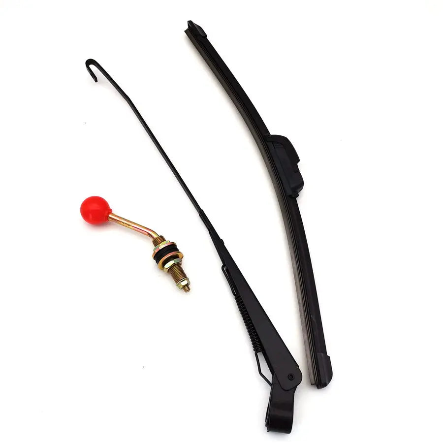 Universal Manual Operated Windshield Wiper Kit For UTV Cart Can Am Polaris