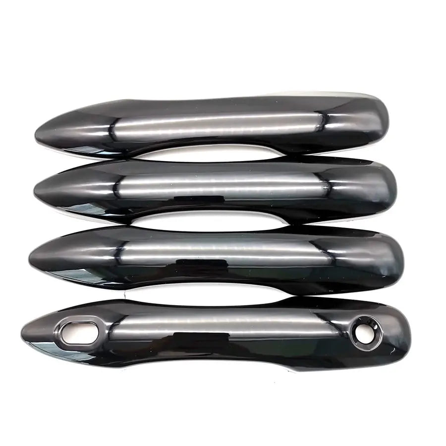 Side Door Handle Cover Trim ABS Gloss Black For 2018-2019 Toyota Camry XV70