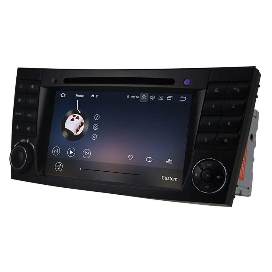 7 Inch Car Player GPS Navi Car Stereo Built-in Carplay 2+32G WIFI For Mercedes Benz W211 W