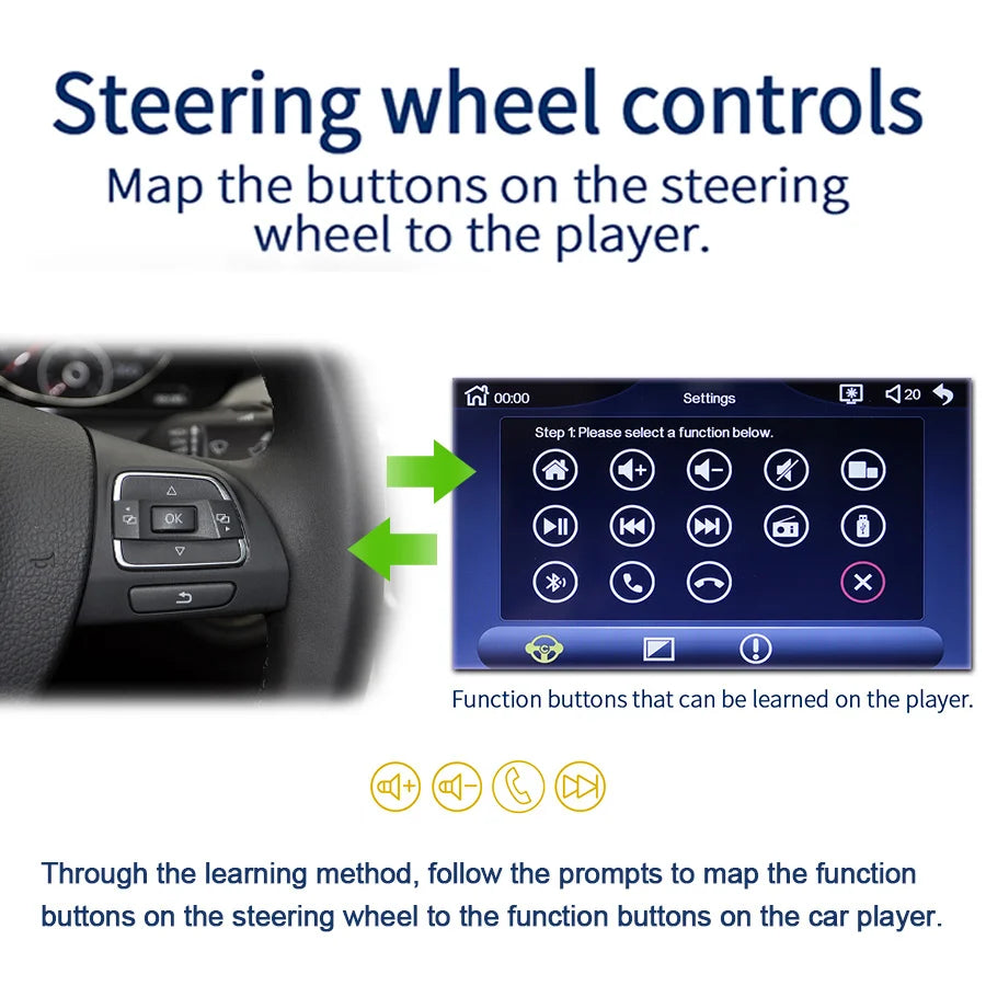 7" Touch Screen Android Car Radio Video Multimedia Player For Volvo XC90 2004-2014 Stereo