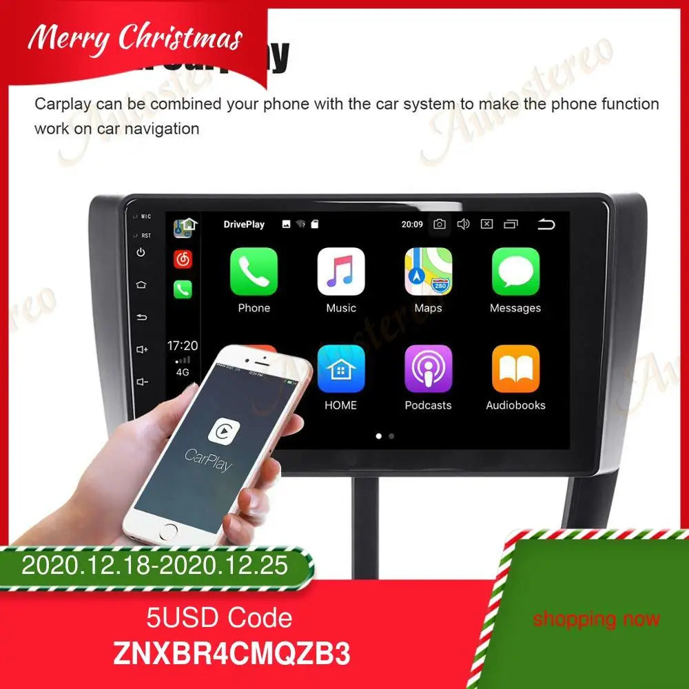 Carplay For Subaru Forester WRX 2008-2014 Android 13.0 Car Radio GPS Multimedia Player And