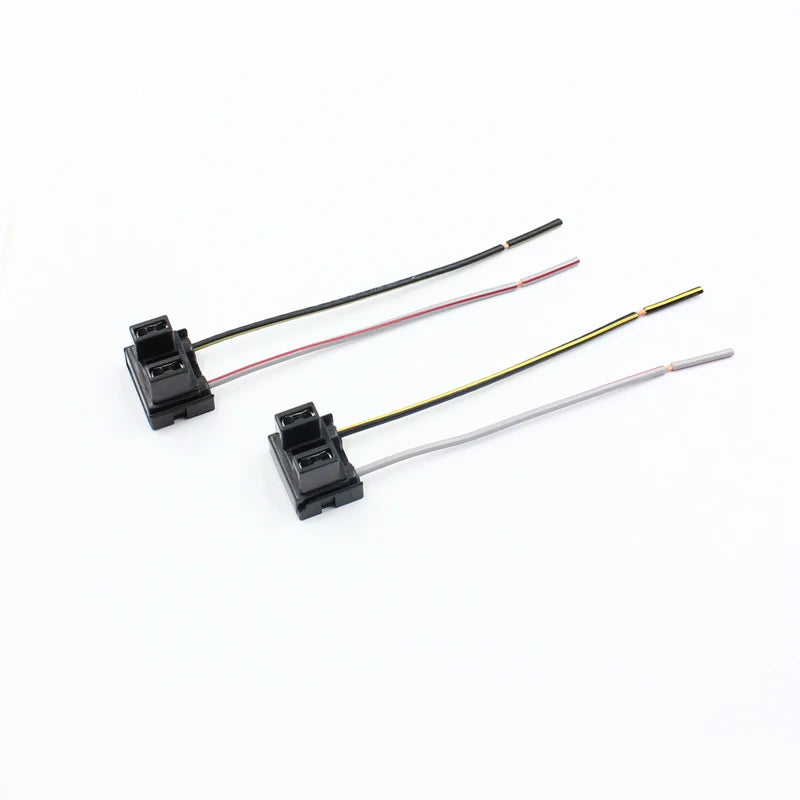 2X H7 Headlight Bulb Socket Outlet Ceramic Lamp Base Car Connector Plug Socket HID H7 Cabl