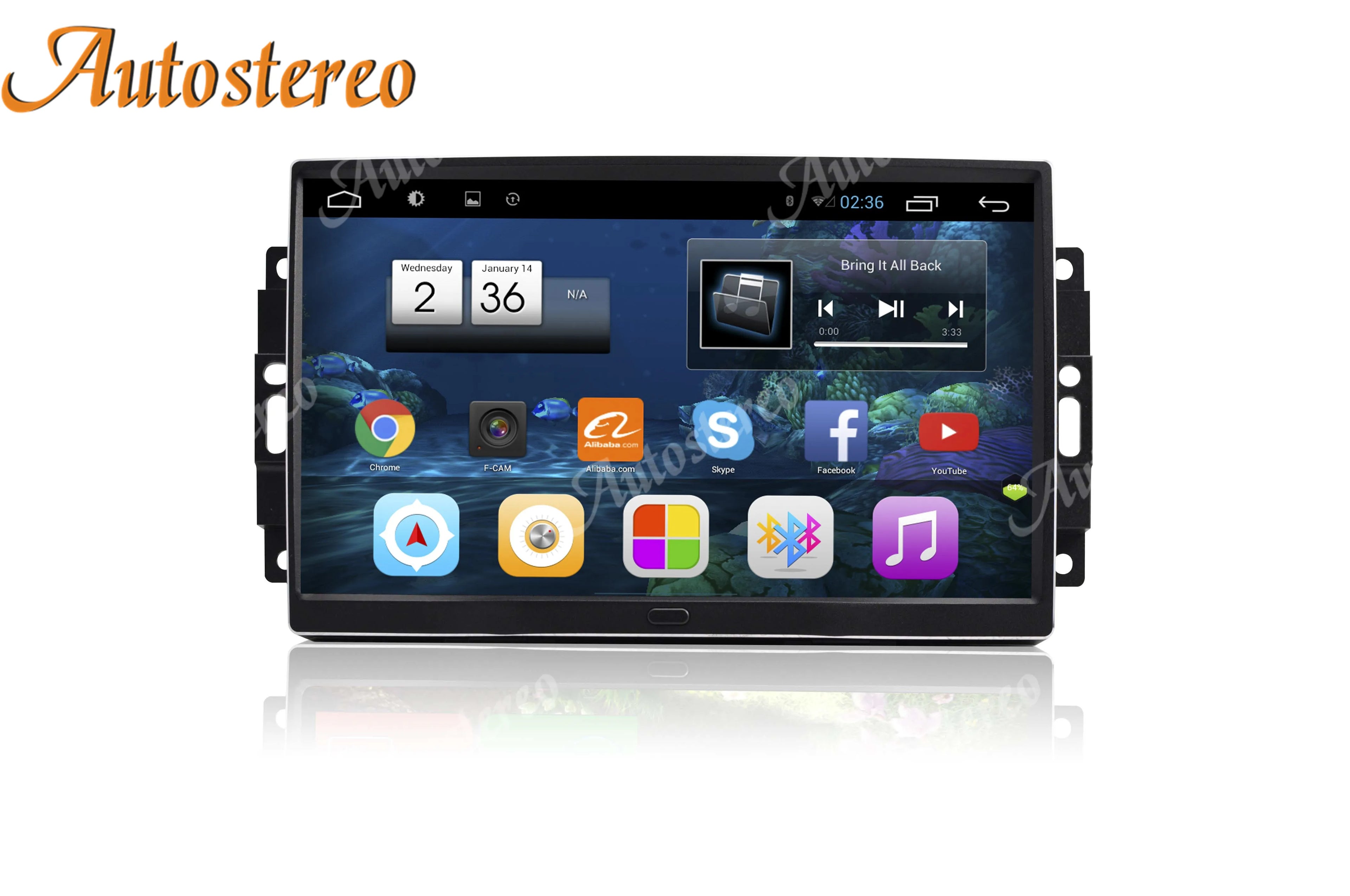 9 INCH Android 14 Carplay Car Radio GPS Navigation for Chrysler Jeep Dodge 300C 2004-2008