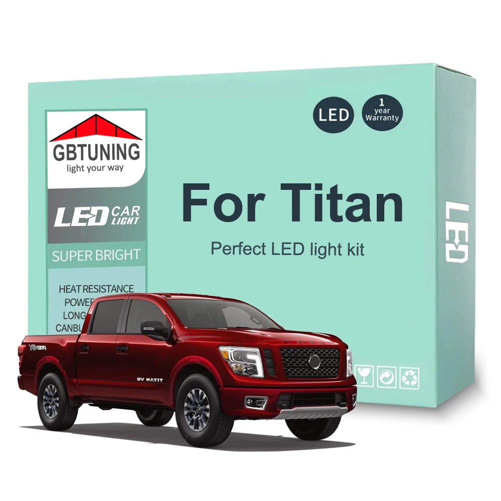LED Interior Light Kit for Nissan Titan A60 H61 2004-2017 - Canbus Dome Map Door Trunk Bulbs | AUTOKITSHOP