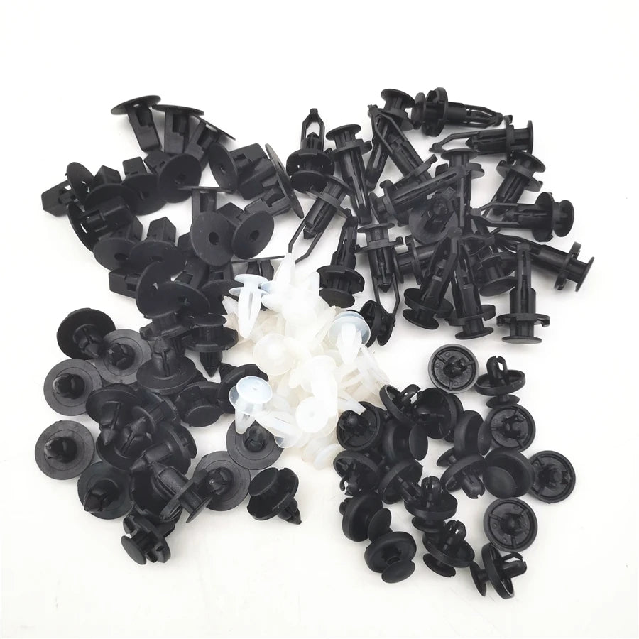 100pcs/lot Trim Panel Clips Bumper Fender Rivets Fastener For Toyota Lexus