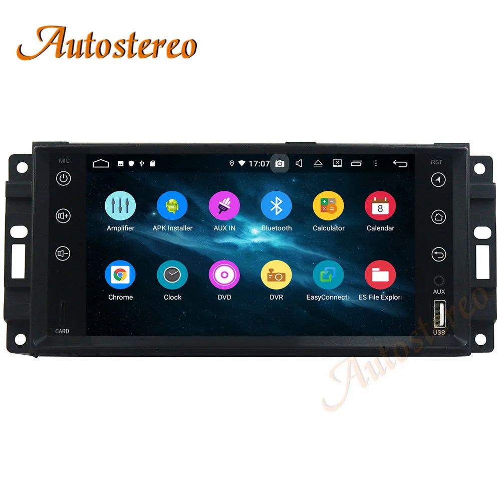 Car DVD Player DSP Android 13 8+256GB Multimedia Player GPS Navigation For Jeep Compass Wr