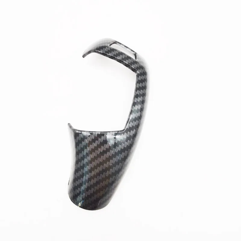 Black Carbon Fiber Look Gear Shifter Trim Cover For BMW 1 3 5 7 Series X3 X4 X5