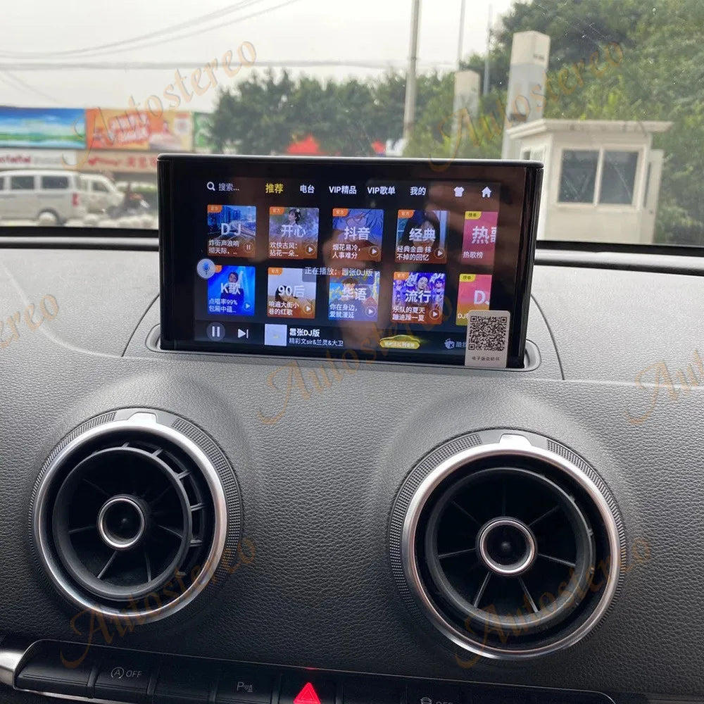 Carplay For Audi A3 2014-2019 Android 14 Car GPS Navigation Multimedia Player Car Auto Ste