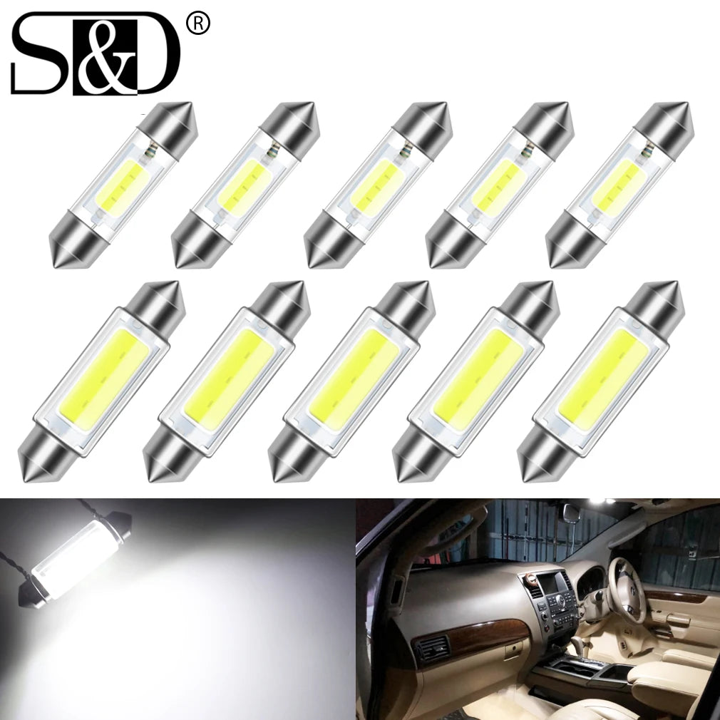 5-Piece LED Interior Light Kit for C10W C5W - Canbus Error-Free Interior Bulbs