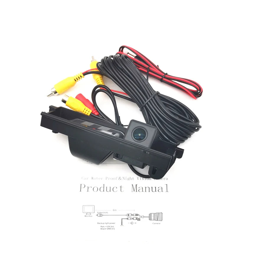 Car Rear View Back Up Reverse Parking Camera with 6m Cable For Toyota RAV4 2006-2012
