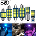 Canbus T10 W5W Led bulb C5W C10W 31MM 36MM 39MM 41MM Festoon Led BA9S T4W Led Car Light In