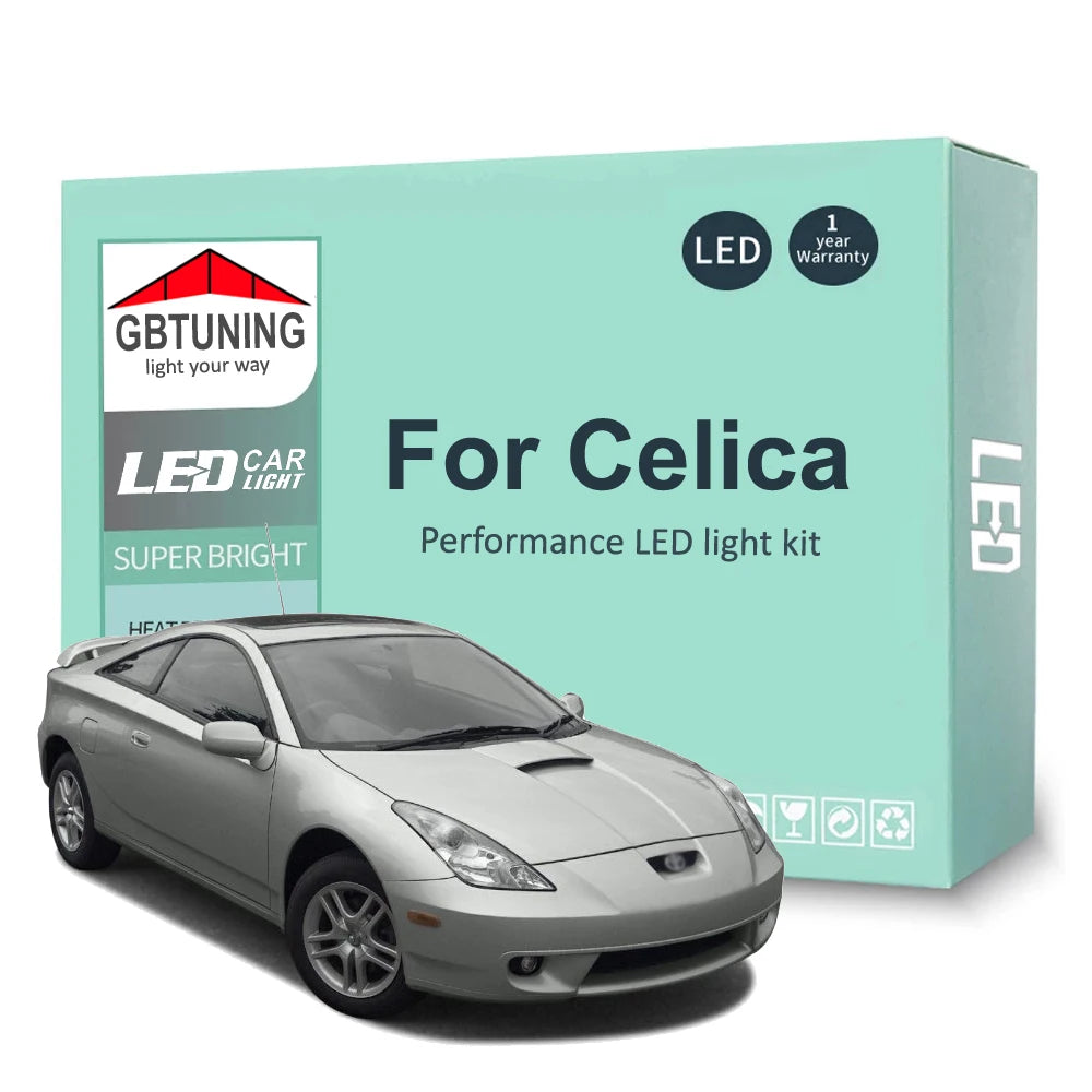 LED Interior Light Kit for Toyota Celica 1990-2000 - Canbus Dome Map Door Trunk Bulbs | AUTOKITSHOP