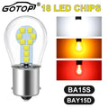 BA15S P21W 1156 Led Bulb 1157 BAY15D P21/5W R5W R10W Car Brake Lights 18SMD 3030 Chips DRL
