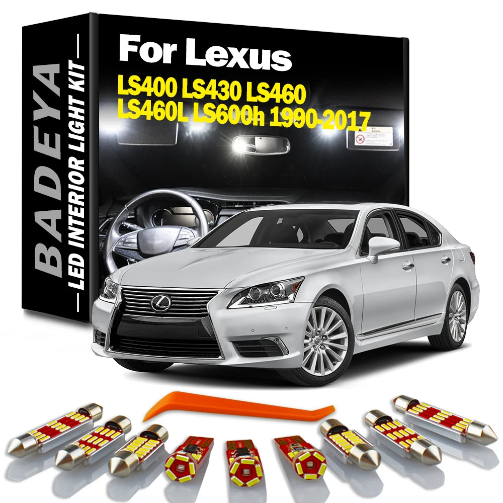 BADEYA Canbus LED Interior Light Kit Signal Lamp For Lexus LS 400 430 460 460L 600h LS400