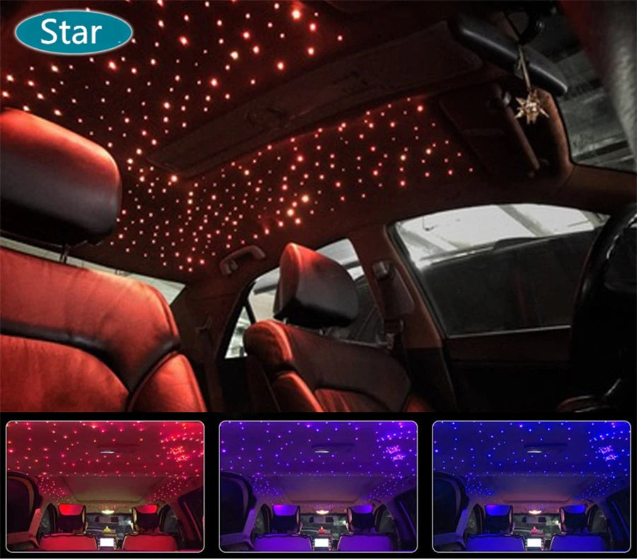 Car Roof Ceiling Headliner LED Star Light Kit Fiber Optic app Control by Phone