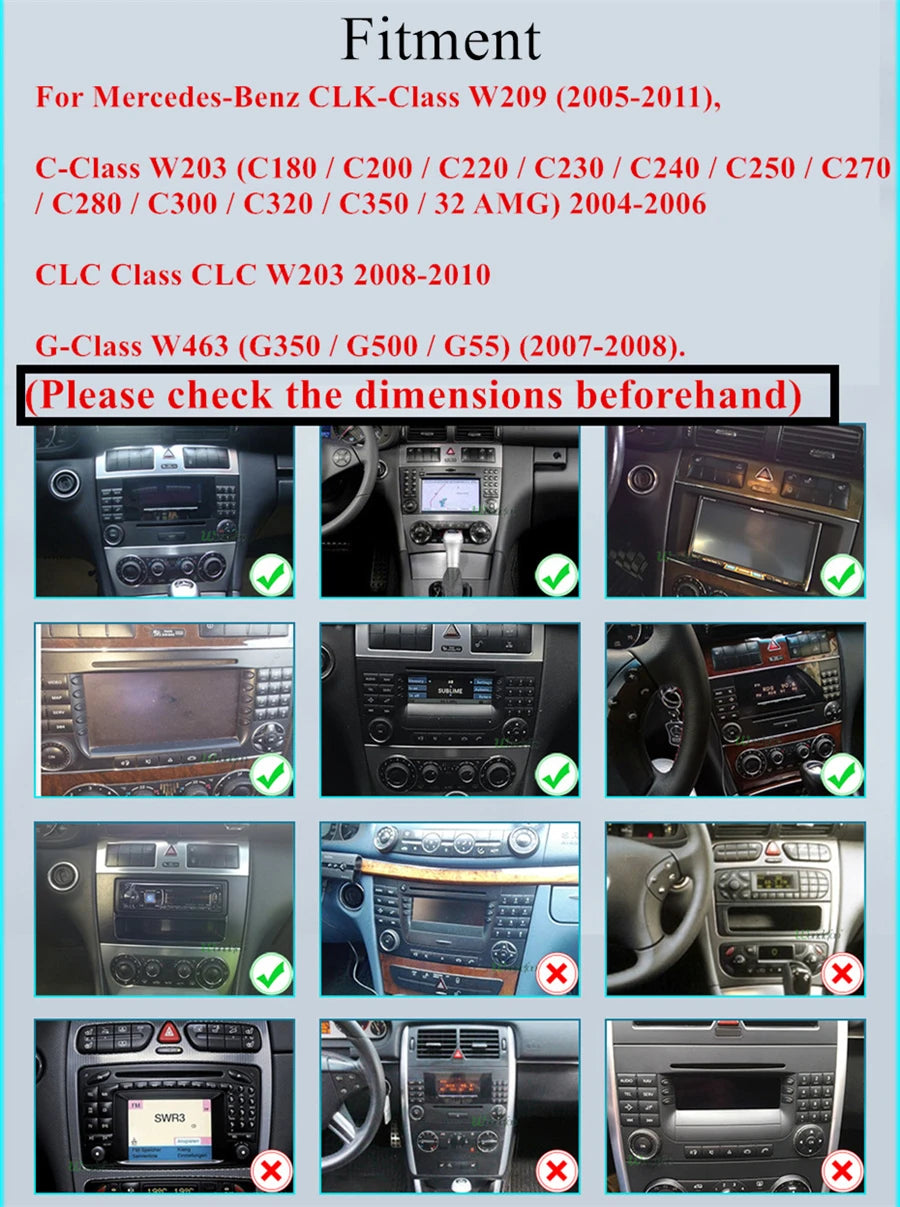 LED Interior Light Kit for Mercedes-Benz GClass - Canbus Error-Free Interior Bulbs