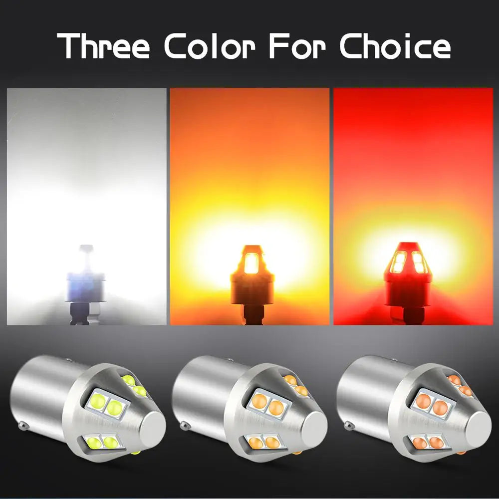 T20 1156 Led Bulb BA15S P21W BAU15S PY21W Car Turn Signal Lights BAY15D P21/5W 7440 7443 1