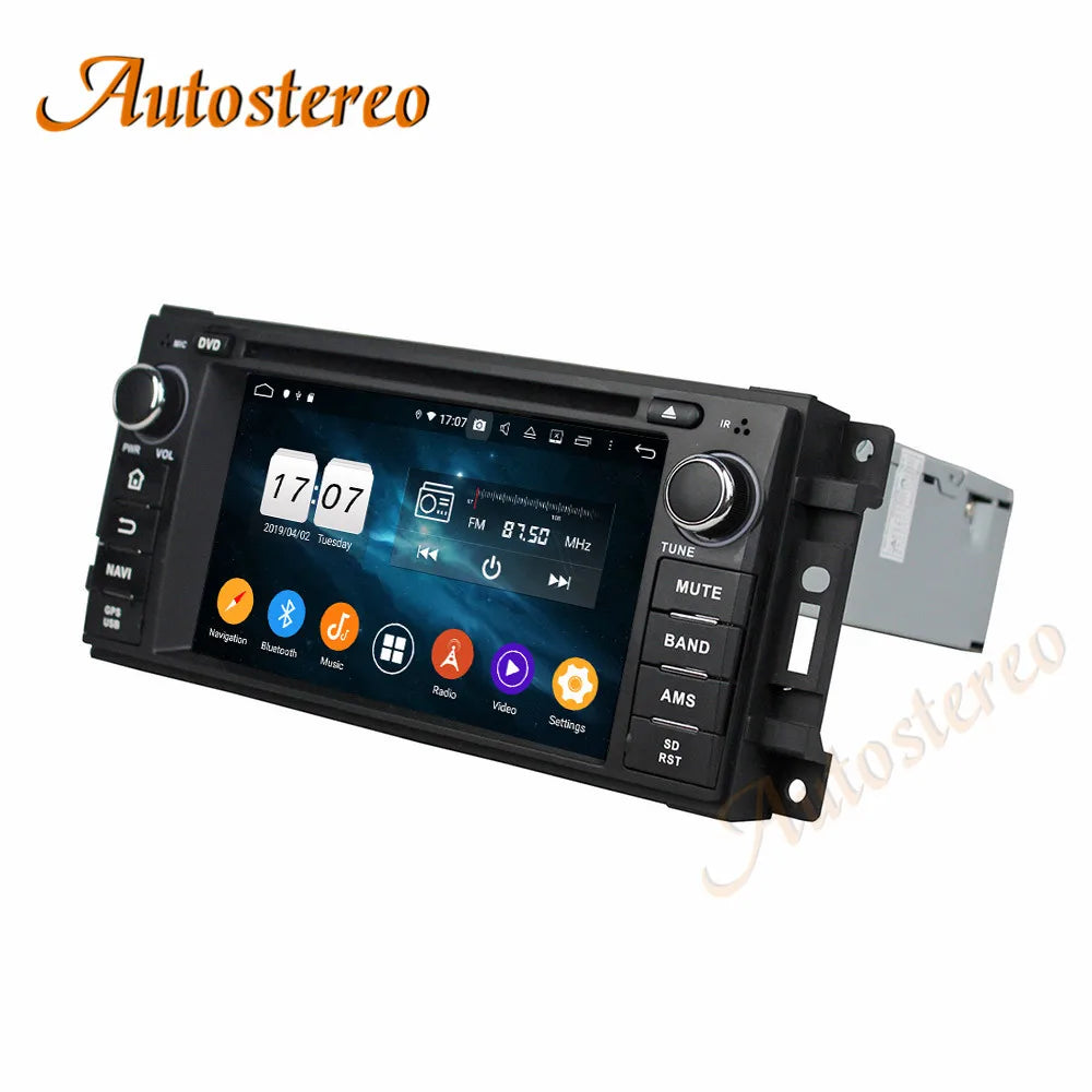 DSP Android 13 Carplay Car DVD Player Multimedia Player GPS Navigation For Jeep Sebring 30