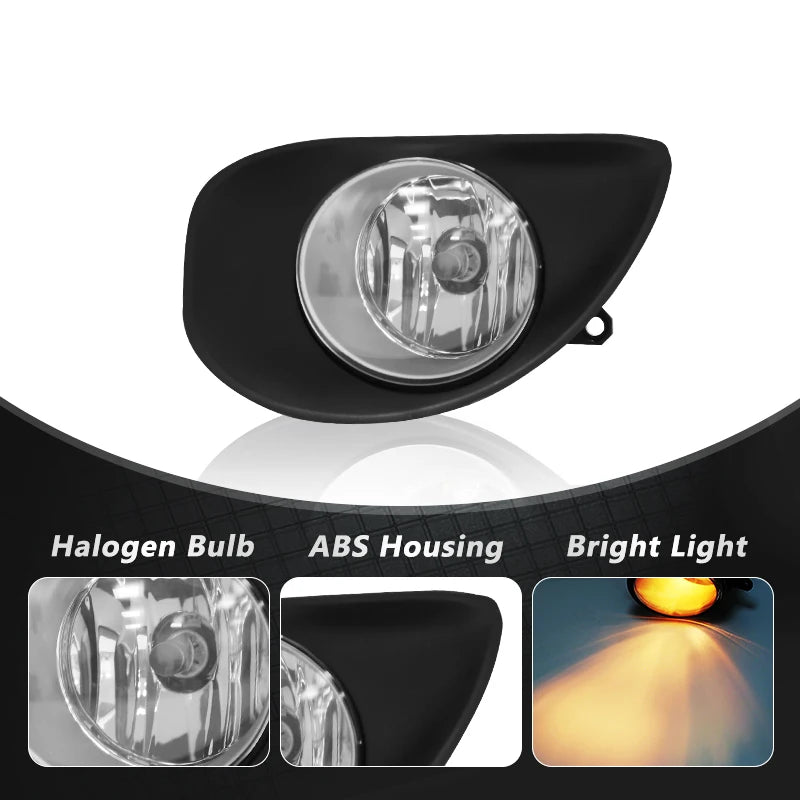 Car Led Fog Light For Toyota Yaris 2006 2007 2008 Hologen Driving Bumper Lamp Daytime Runn | AUTOKITSHOP