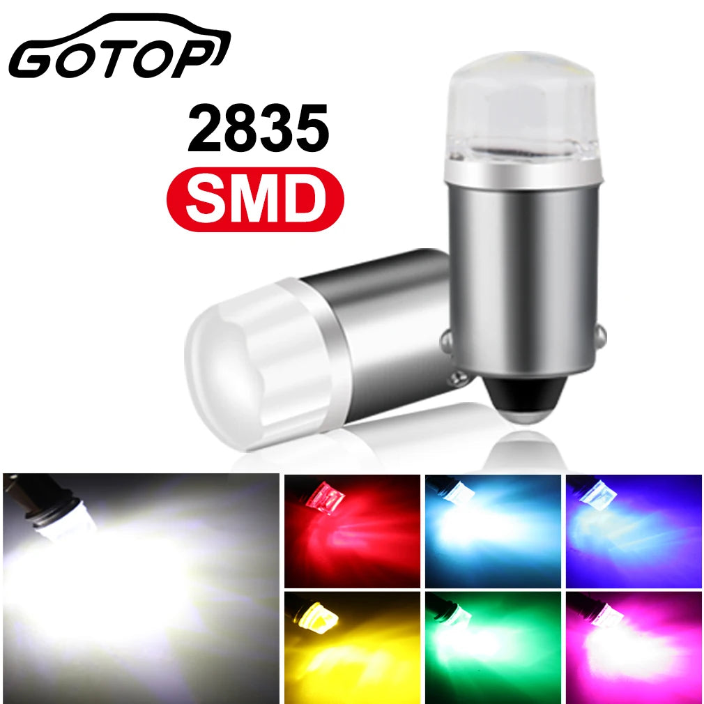 2-Piece LED Interior Light Kit for BA9S T4W T3W - Canbus Error-Free Interior Bulbs